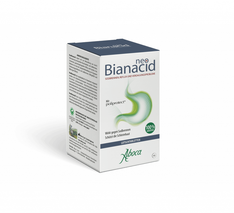 Aboca Neobianacid Tablets Acidosis and Reflux