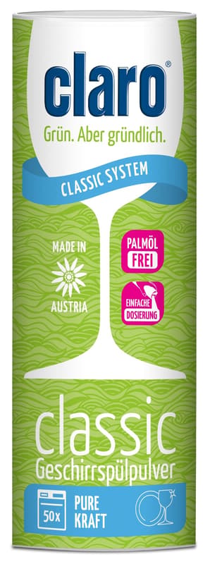 claro Classic Dishwasher Powder 900g