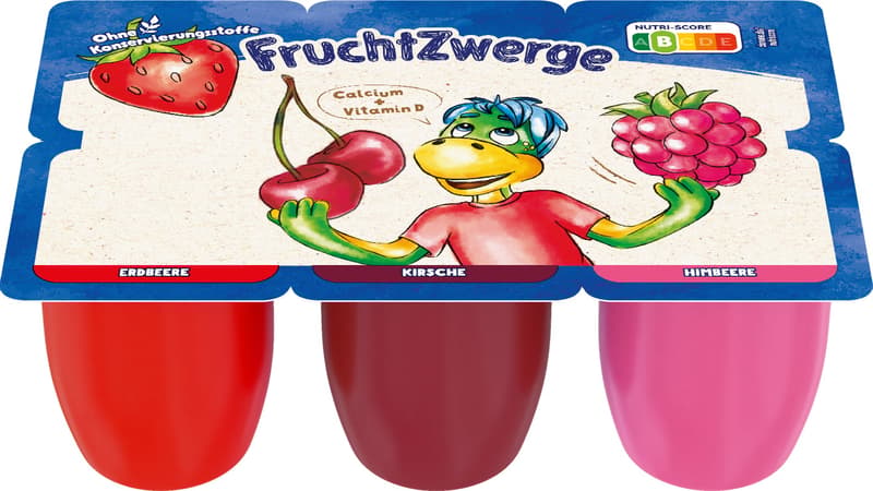 Danone FruchtZwerge Erdbeere-Kirsche-Himbeere 6x50g