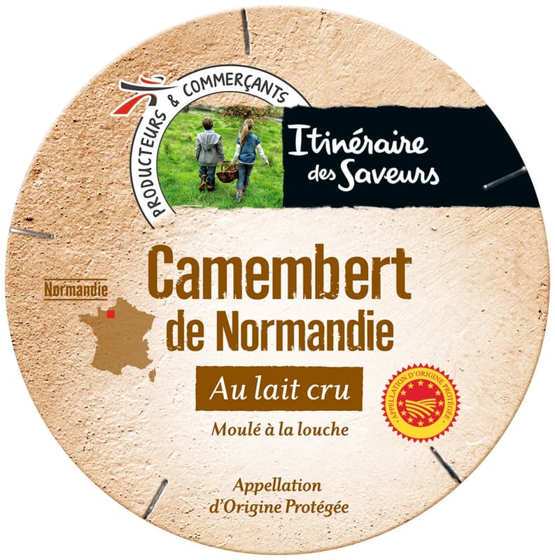 Itineraire des Saveurs Camembert de Normandie au lait cru