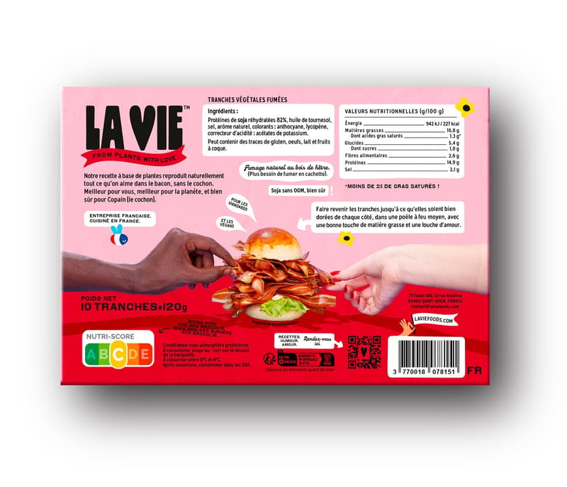 La Vie Plant-Based Bacon Smoked