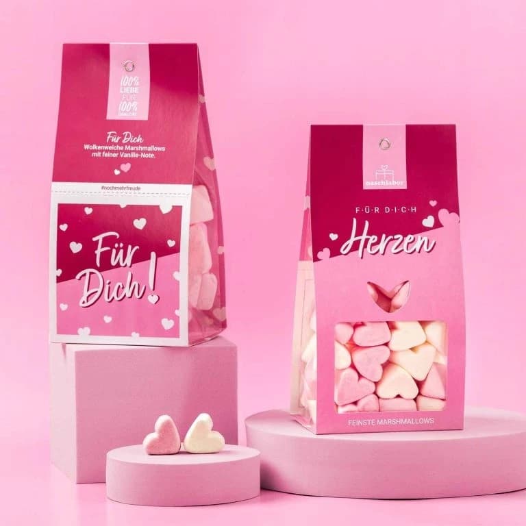 Marshmallow Herzen