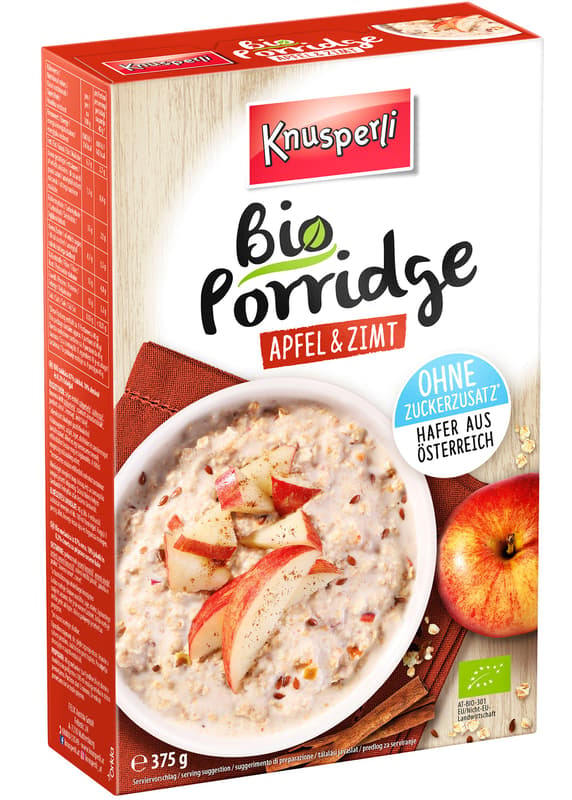 Knusperli BIO Porridge Apple Cinnamon