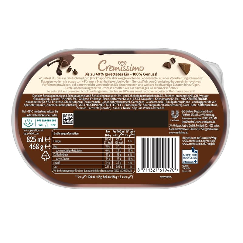 Cremissimo Chocolate Hero Ice Cream