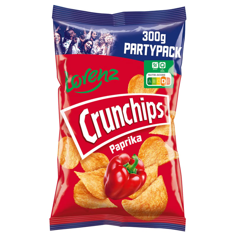 Lorenz Crunchips Paprika Partypack