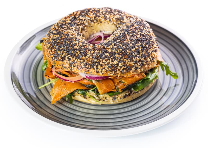 The Green Garden & gurkerl.at Sea ya! No-Salmon Bagel