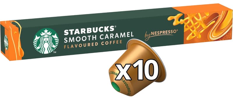 STARBUCKS Smooth Caramel aromatisierte Kaffeekapseln für NESPRESSO