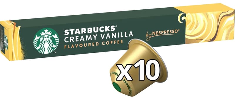 STARBUCKS Creamy Vanilla aromatisierte Kaffeekapseln für NESPRESSO