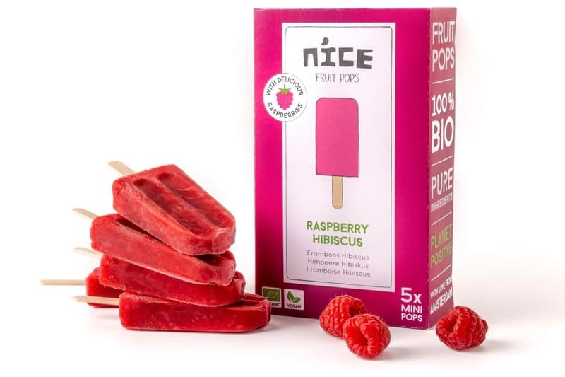NICE BIO Himbeere Hibiskus 5 x 45ml (tiefgekühlt)