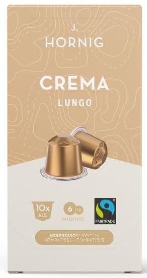 J.Hornig Crema Lungo Kapseln 10 Stk.