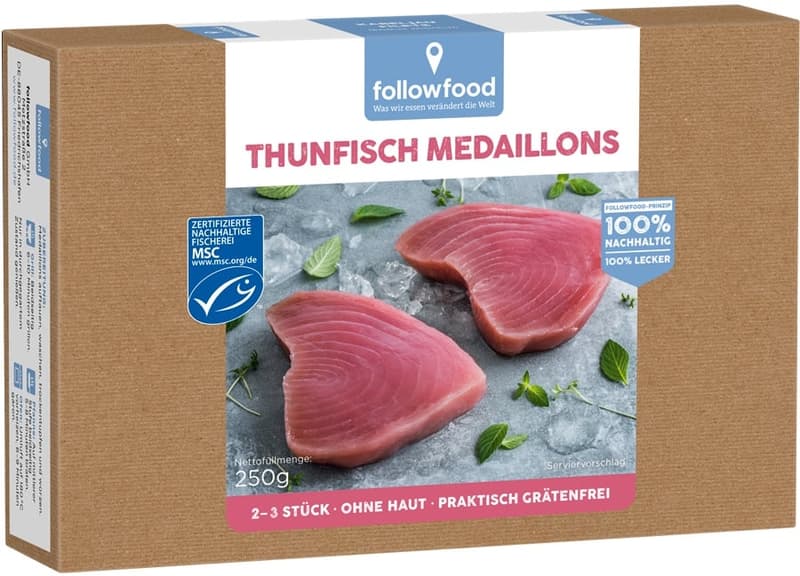 followfood MSC Thunfisch Medaillons (tiefgekühlt)