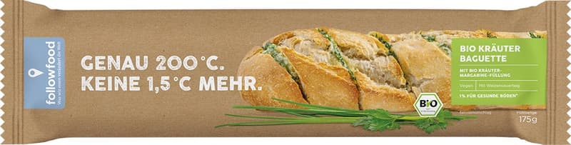 followfood organic herb baguette vegan