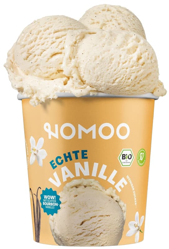 NOMOO BIO Vanilleeis VEGAN (tiefgekühlt)