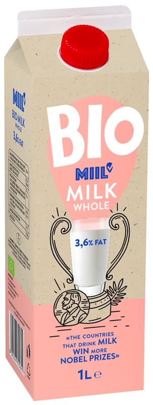 Miil BIO Whole fresh milk 3,6%