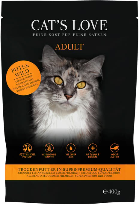 CAT'S LOVE TROCKEN ADULT Pute&Wild