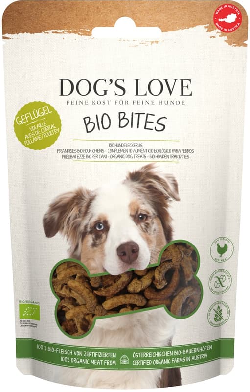 DOG'S LOVE BITES ORGANIC Poultry