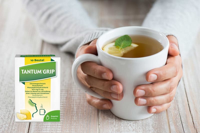 TantumGrip mit Zitronengeschmack 600 mg/10 mg Pulver im Beutel zur Herstellung einer Lösung zum Einn