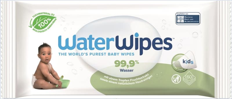 Water Wipes Babyfeuttücher Kids