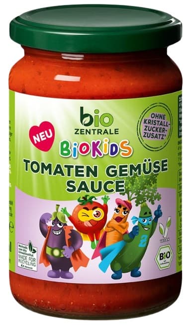 Biozentrale BIO Kids Tomaten Gemüse Sauce