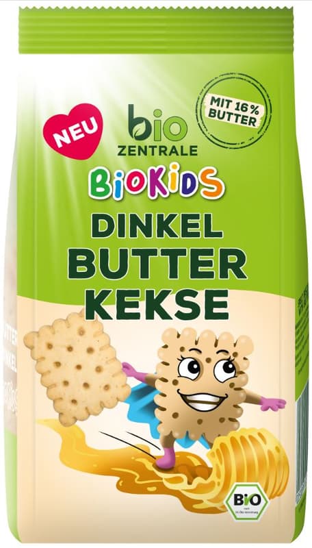 Biozentrale BIO Kids Dinkel Butter Kekse