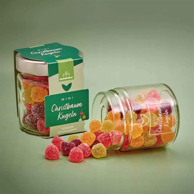 Fruchtgummi Christbaumkugeln