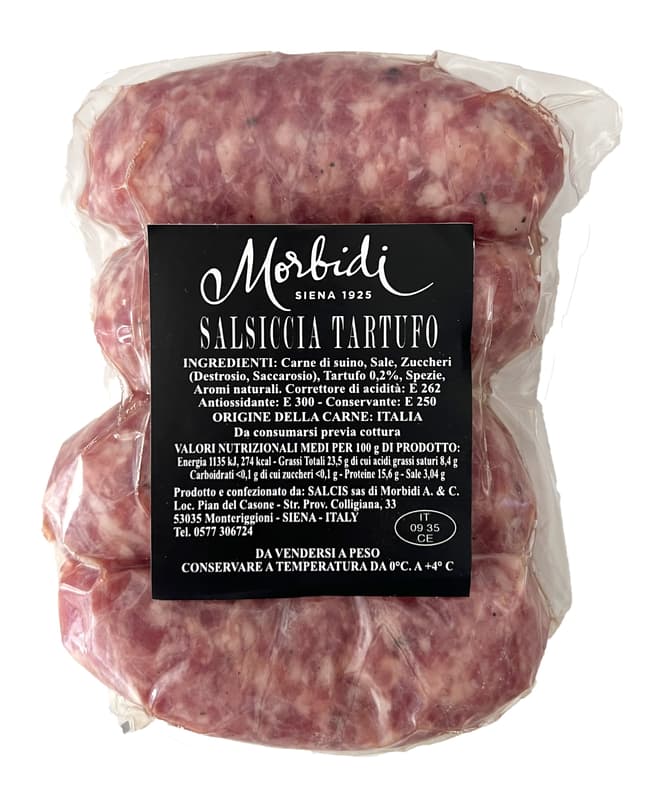 Pork fresh sausage with truffle
