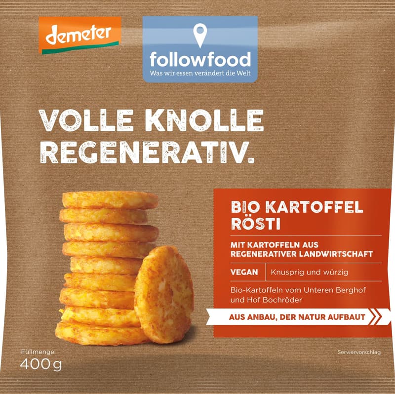 followfood BIO Kartoffel Rösti Vegan (tiefgekühlt)