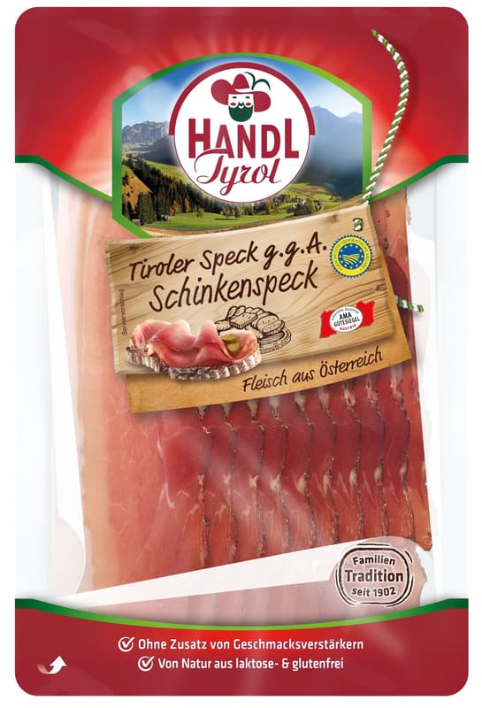 Handl Tyrol AMA Schinkenspeck g.g.A. geschnitten