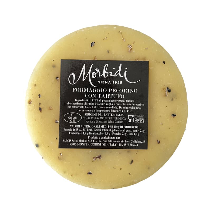 Pecorino cheese with truffle