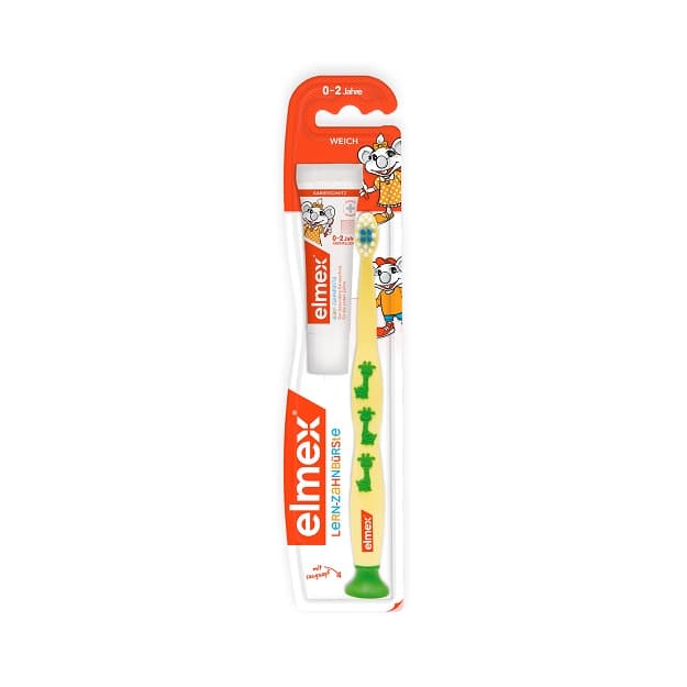 elmex® Kids 0-2 years Training Toothbrush + 12ml Toothpaste