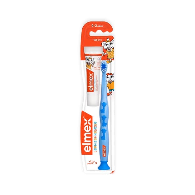 elmex® Kids 0-2 years Training Toothbrush + 12ml Toothpaste