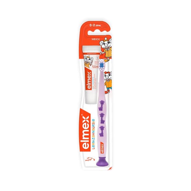 elmex® Kids 0-2 years Training Toothbrush + 12ml Toothpaste
