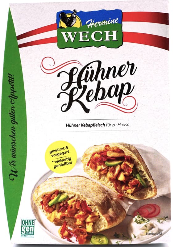 Wech Hühner Kebap Fleisch