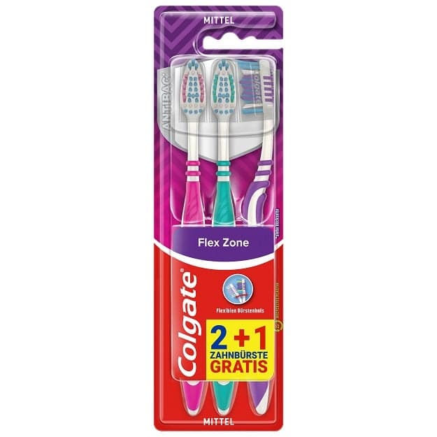 Colgate® Flex Zone Toothbrush 2+1 medium
