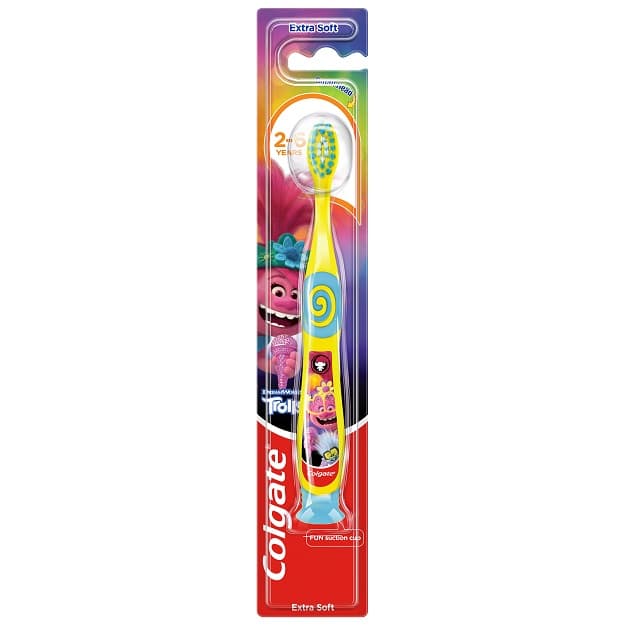 Colgate® Smiles Trolls & Minions Edition 2-6 years Kids Toothbrush extra soft