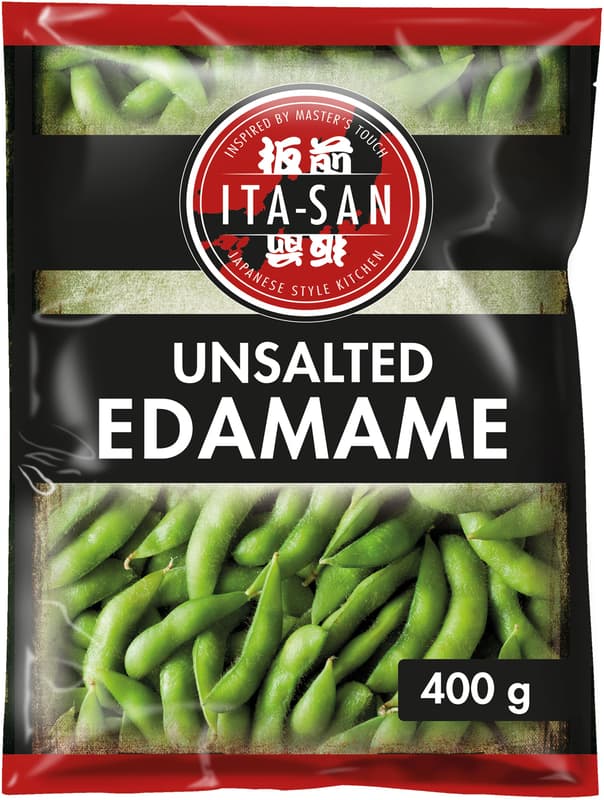 edamame, soybean kernels in pod