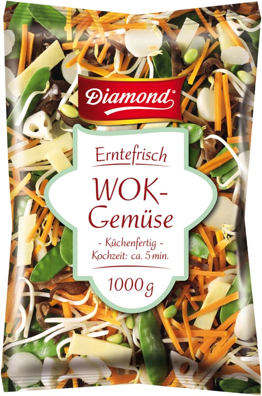 WOK vegetable with lotus