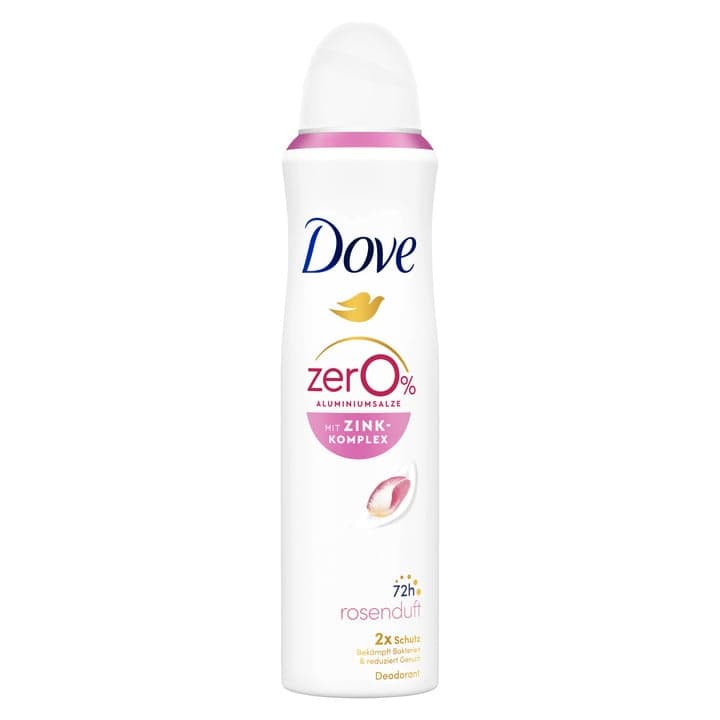 Dove Deodorant Spray with Zinc Complex Rose Scent 0% Aluminum Salts