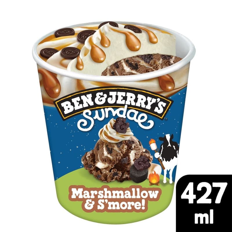 Ben & Jerry's Sundae Marshmallow & S'more