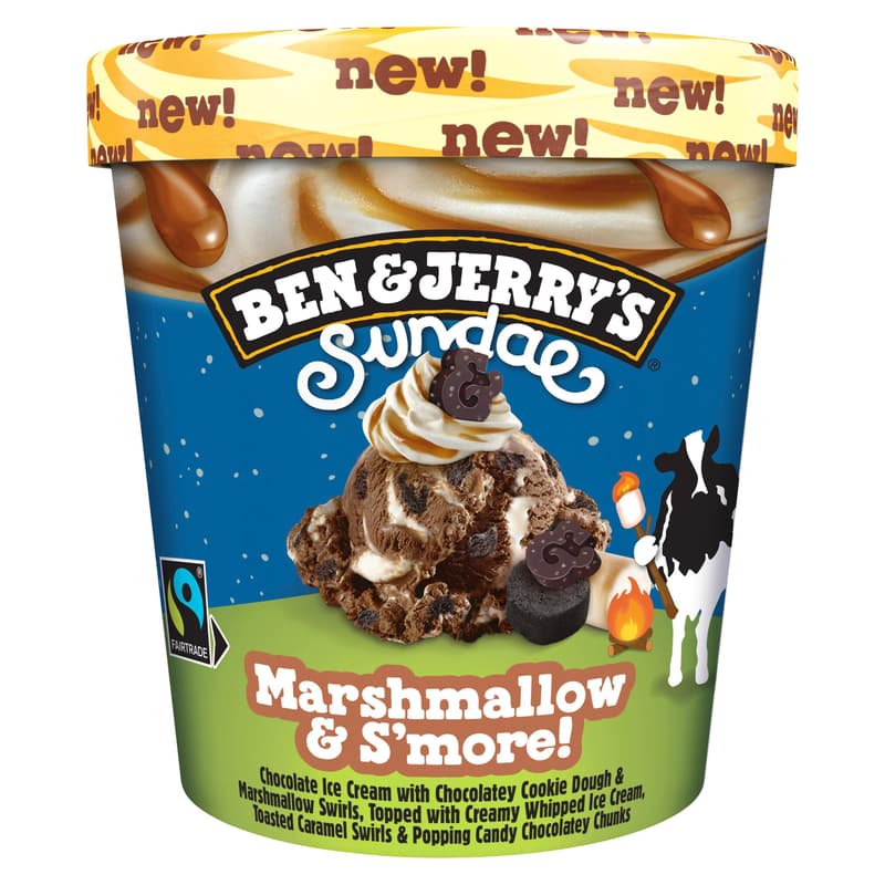 Ben & Jerry's Sundae Marshmallow & S'more