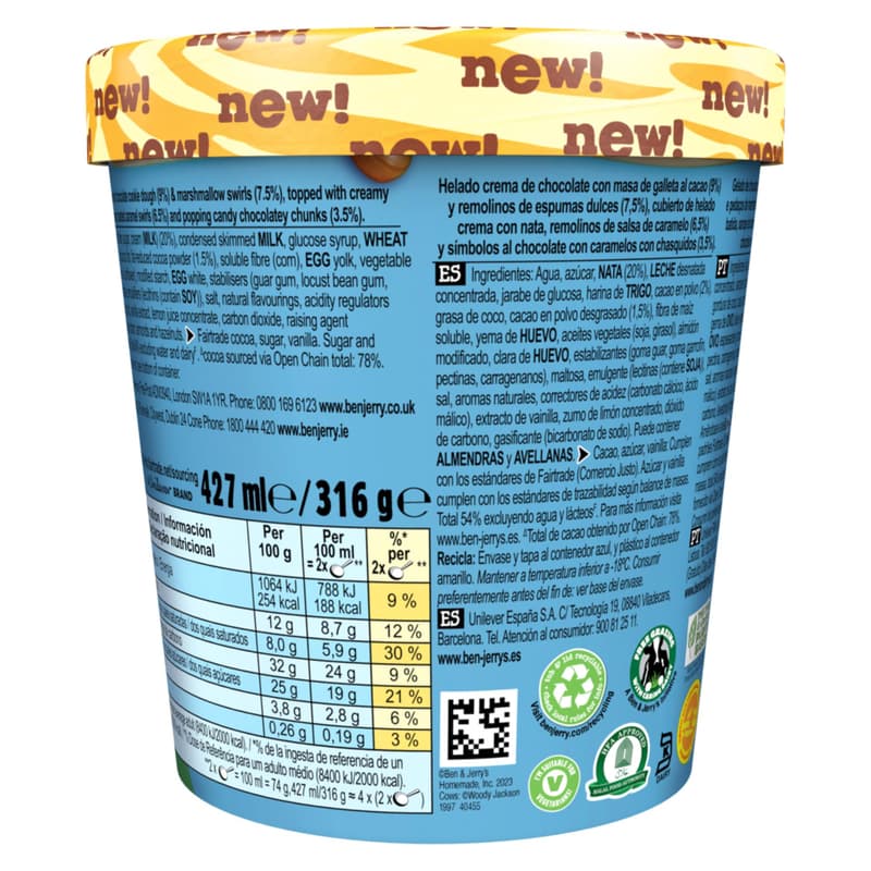 Ben & Jerry's Sundae Marshmallow & S'more