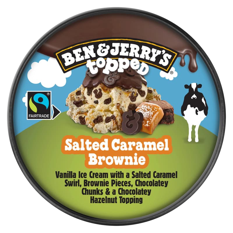 Ben & Jerry's Topped Salted Caramel Brownie