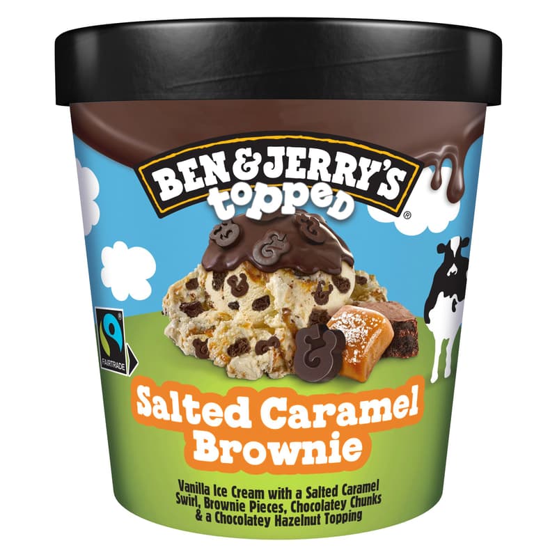 Ben & Jerry's Topped Salted Caramel Brownie