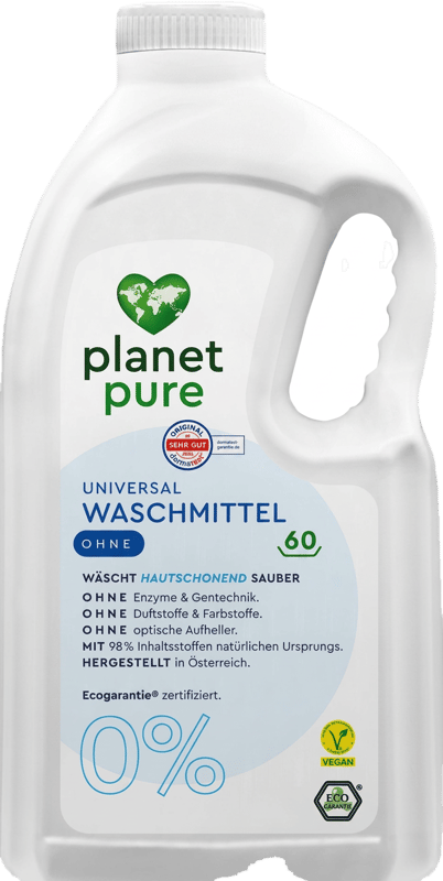 Planet Pure Universal Waschmittel 0% OHNE