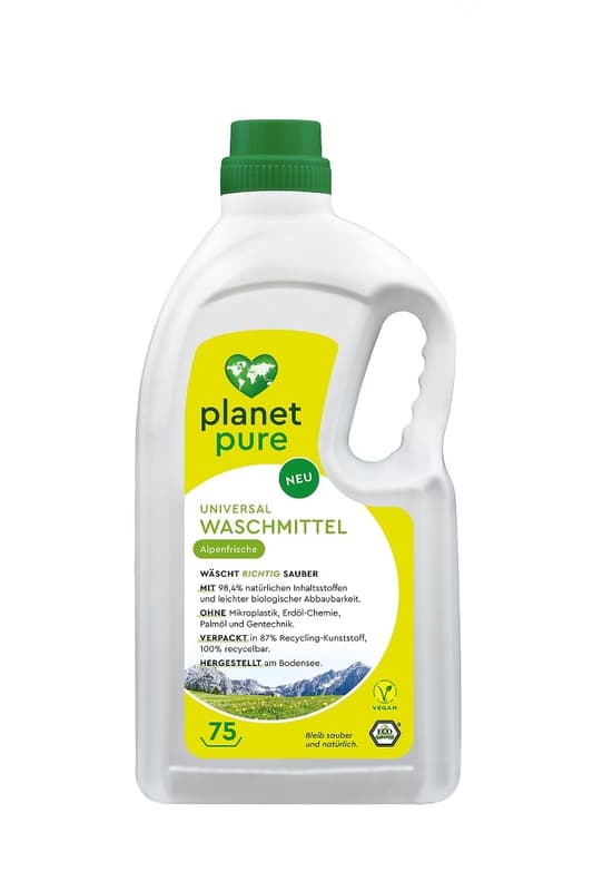 Planet Pure Universal laundry detergent alpine freshness