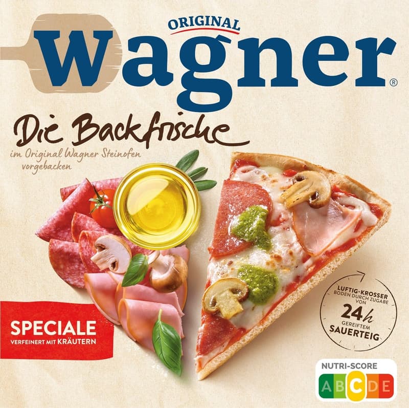 Wagner Die Backfrische Speciale Pizza