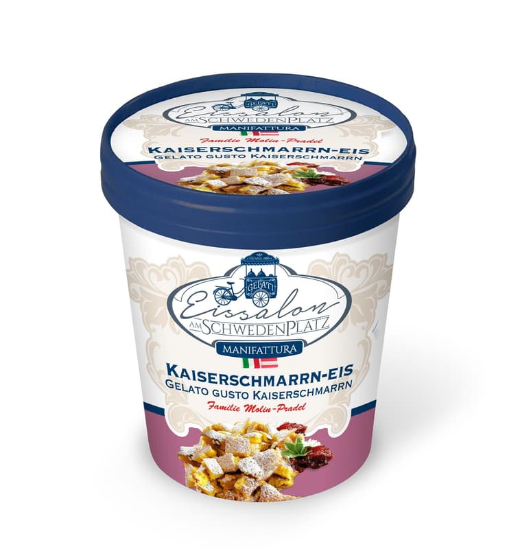 Eissalon am Schwedenplatz  Kaiserschmarrn ice cream