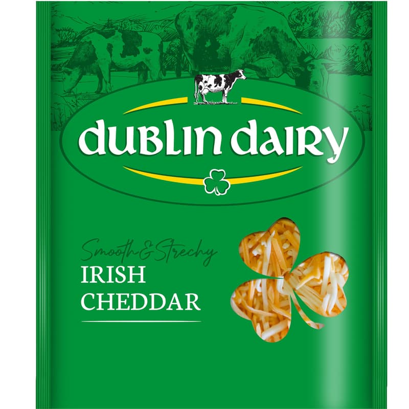DUBLIN DAIRY Irish Cheddar Mix grated 150 g