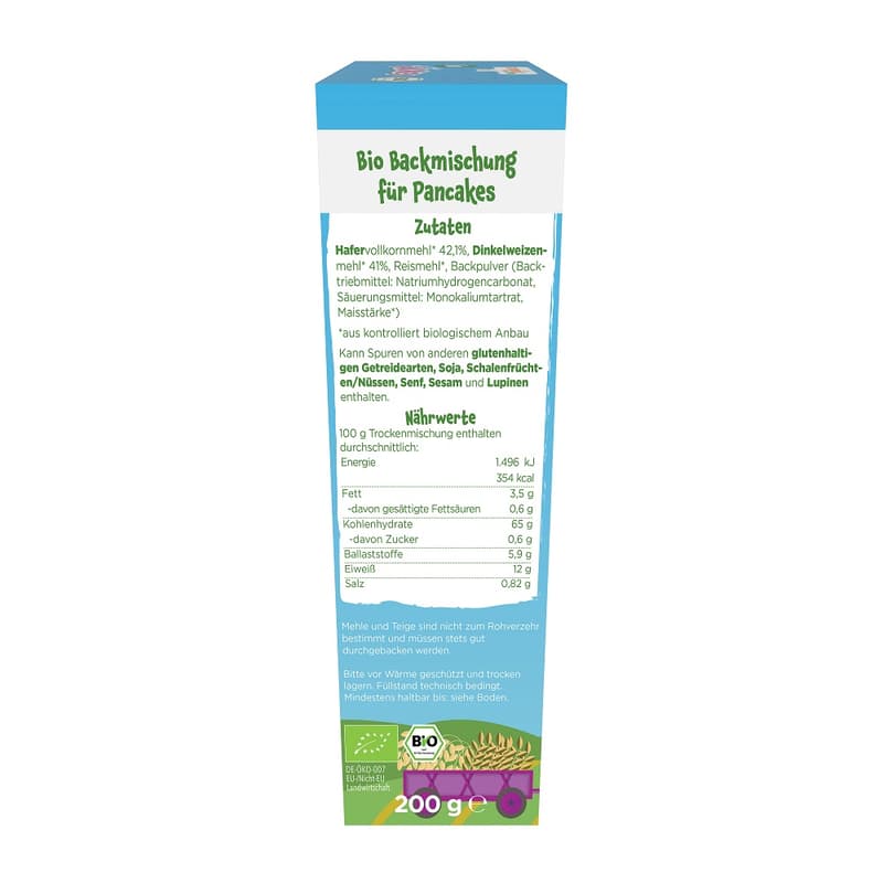 Pumpkin Organics - Bio Pancakes Hafer & Dinkel