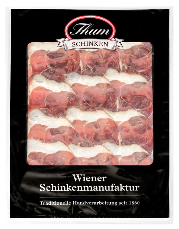 Thum BIO Mangalitza Rohschinken geschnitten